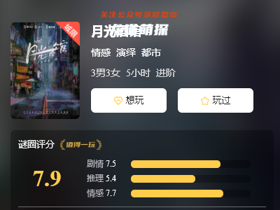 月光酒馆剧本杀复盘答案