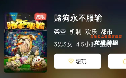 赌狗永不服输剧本杀
