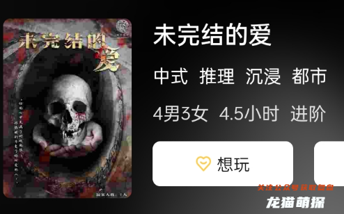 未完结的爱剧本杀