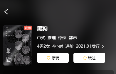 黑狗剧本杀
