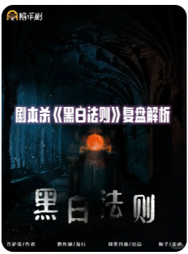 黑白法则剧本杀复盘